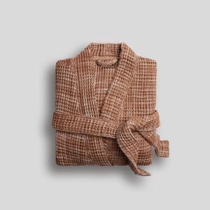 Parachute Waffle Knit Robe in Tan